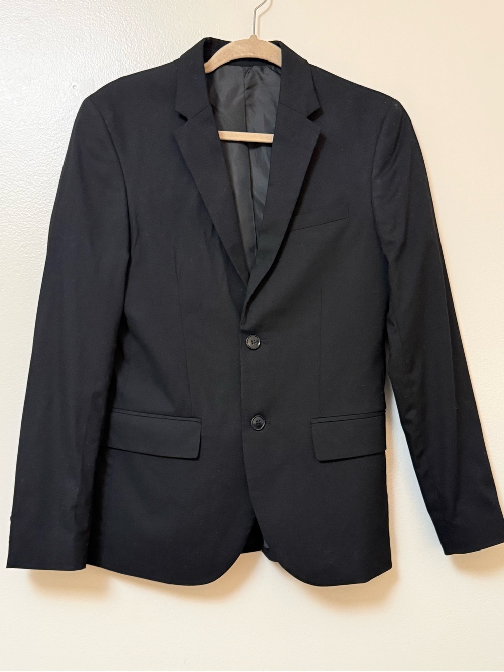 H&M Men's Black Two-Button Blazer